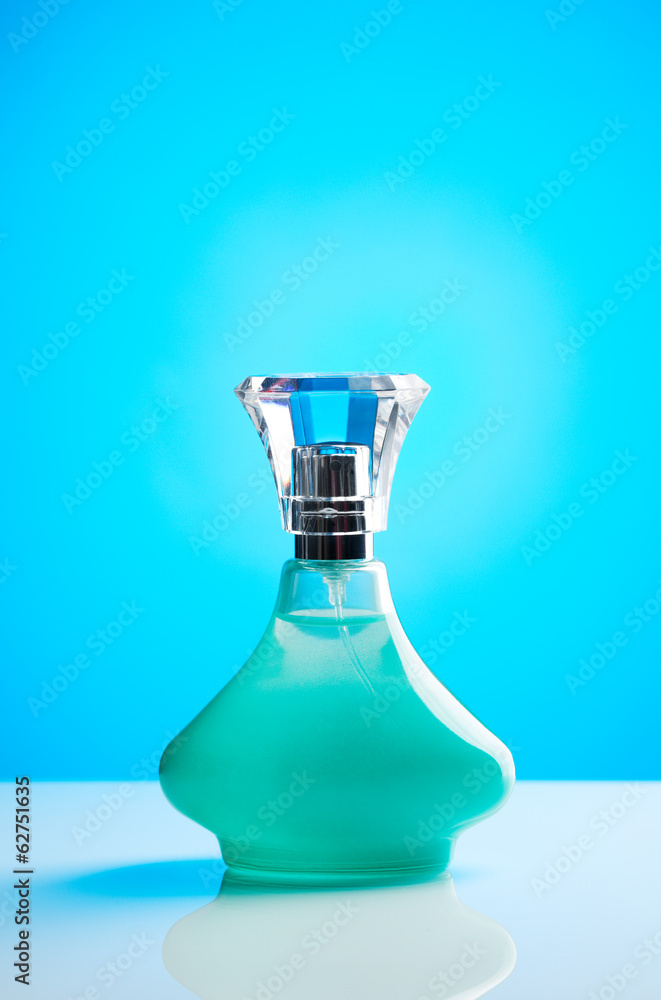 Green bottle of perfume for women Green bottle of perfume for women