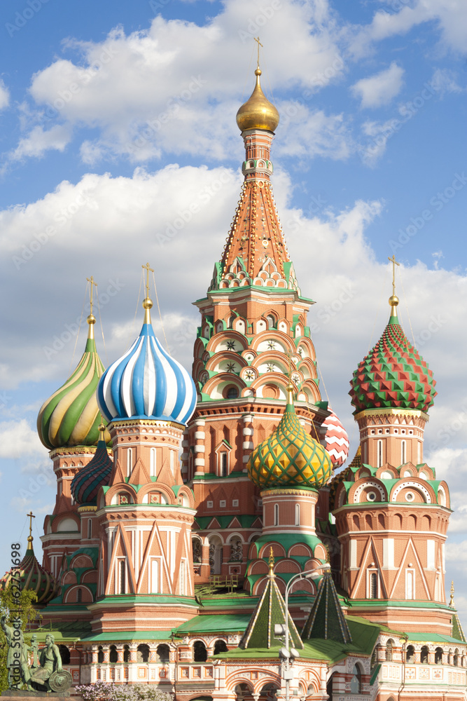 Saint Basil cathedral. Moscow. Red square.