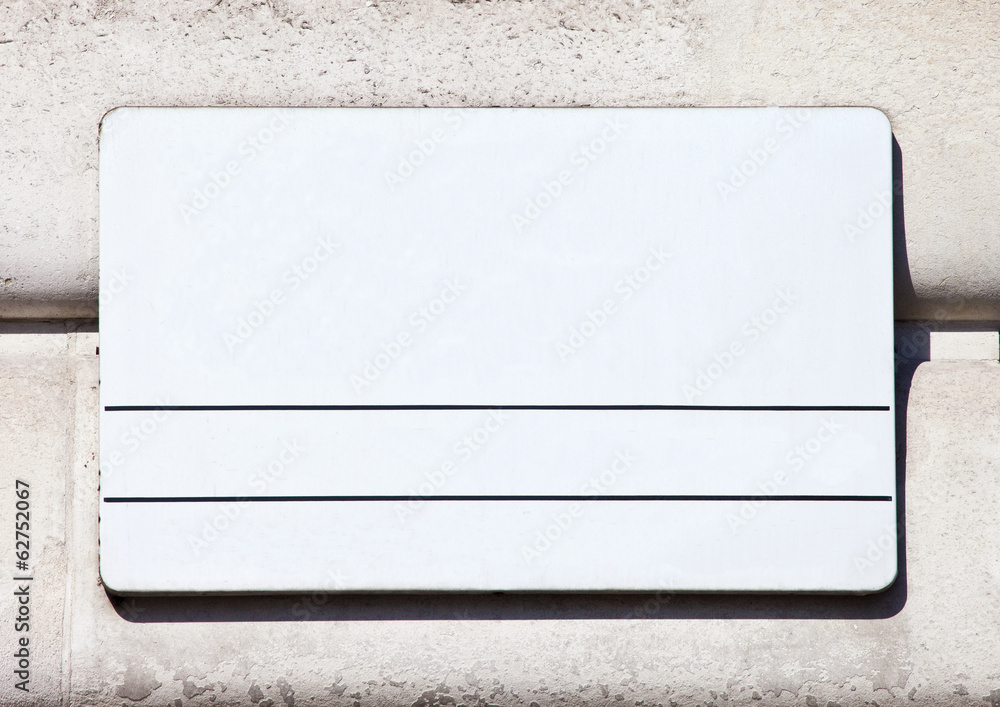 Obraz premium Blank London Street Sign