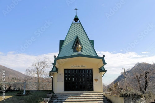 church in the mountains photo