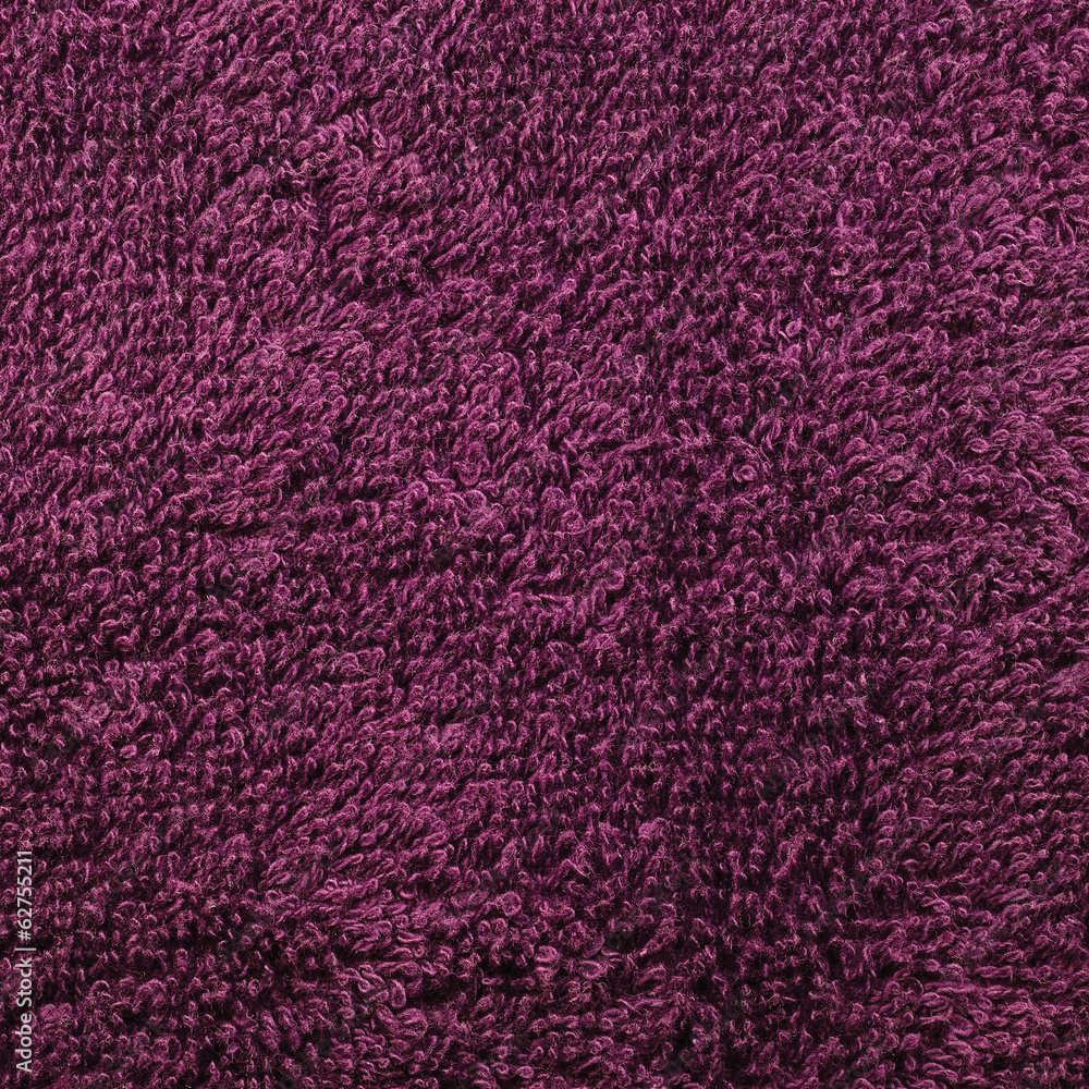 Fototapeta premium Bath towel crimson pink vine raspberry red natural plush terry