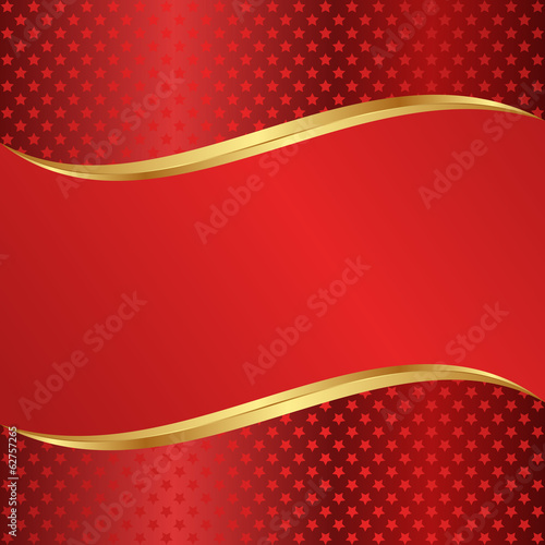 red background