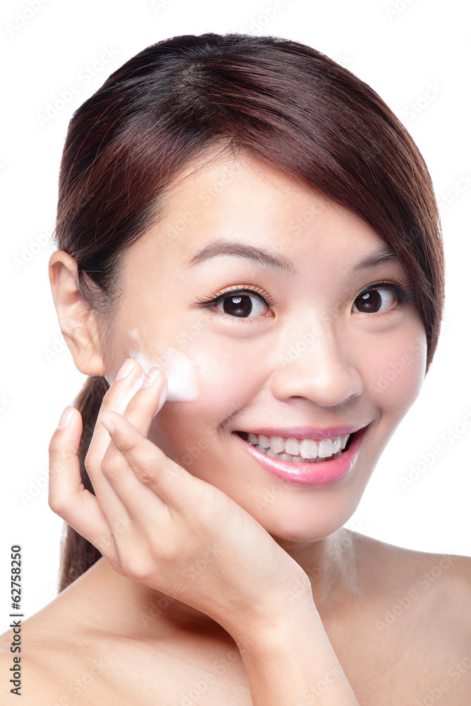 beautiful young girl with clean skin on pretty face beautiful young girl with clean skin on pretty face