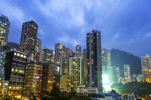 The modern buildings of the city skyscrapers in Hongkong © zhu difeng