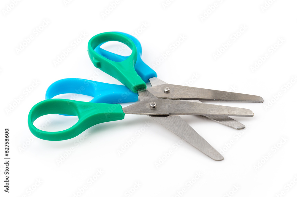 Scissors isolated white background Scissors isolated white background