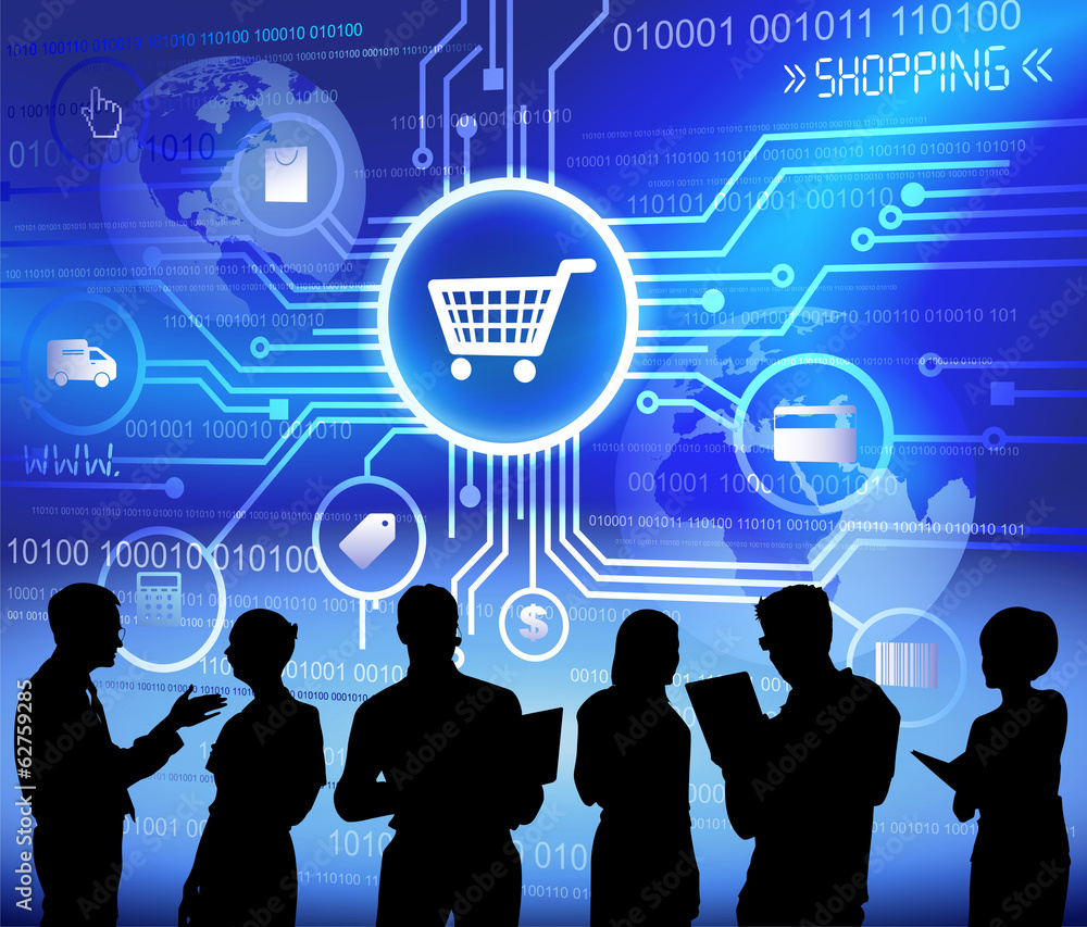 Online Shopping Concept Vector Online Shopping Concept Vector