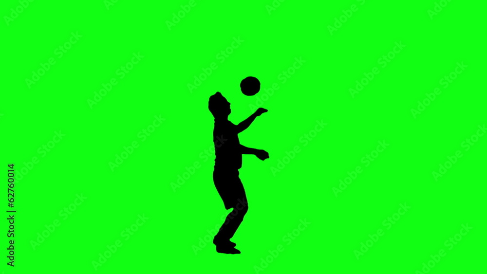 Footballer juggling the ball. Footballer juggling the ball.