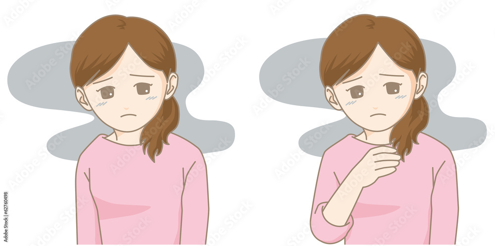 落ち込む女性 落ち込む女性