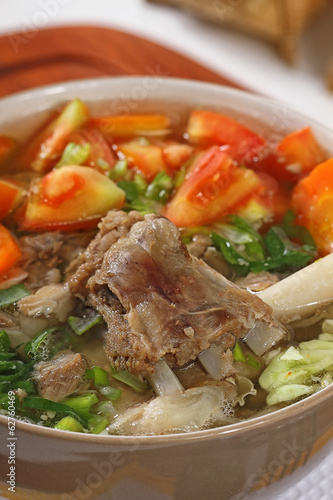 sop kambing, Indonesian meat lamb soup