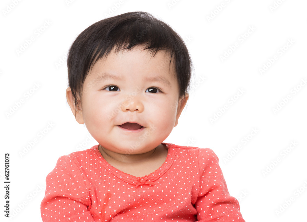 Asia baby girl smile Asia baby girl smile