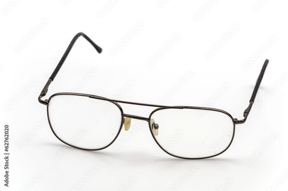 Eyeglasses isolated white background Eyeglasses isolated white background