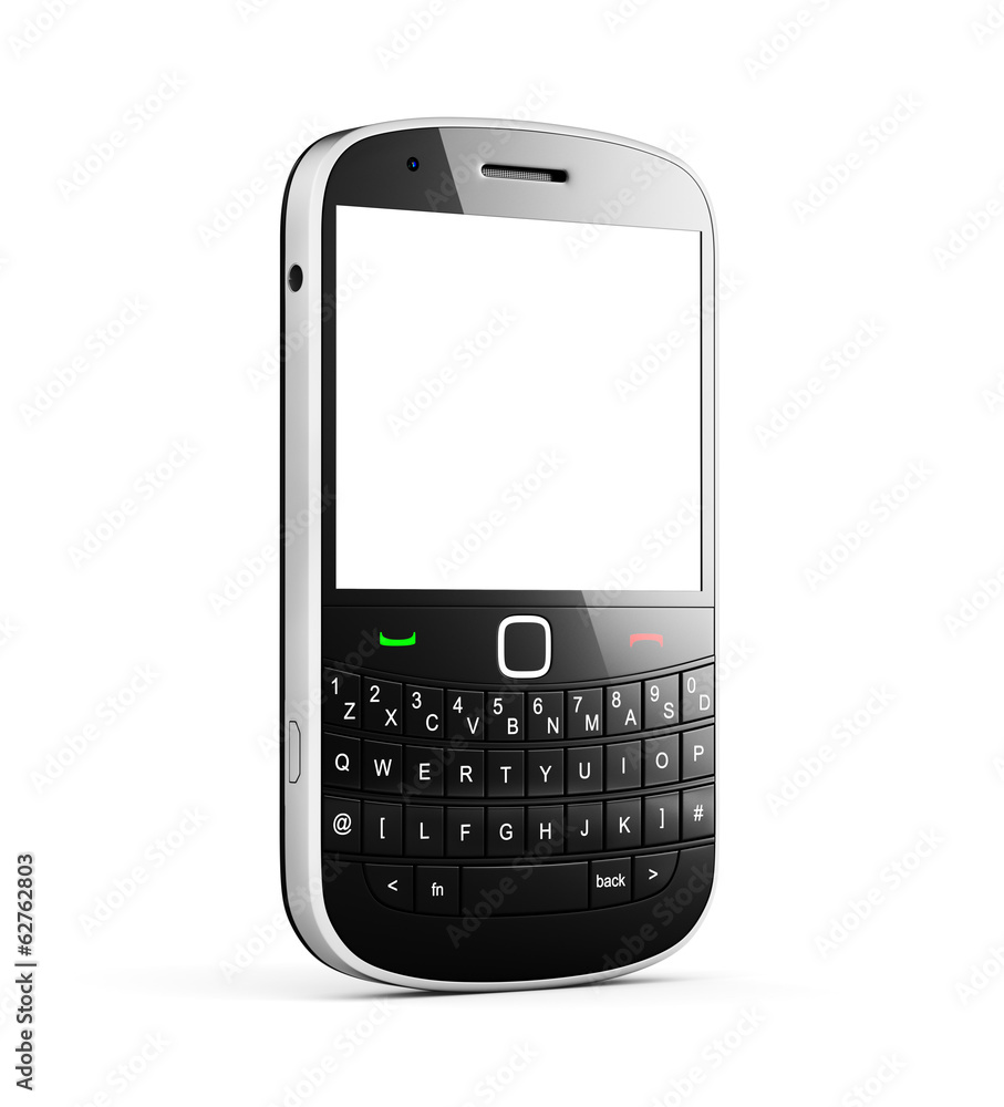 Black 3D Mobile Phone Black 3D Mobile Phone