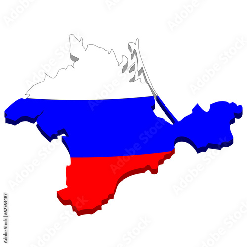 Карта Россия Крым