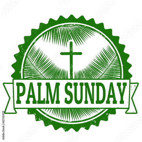 Palm sunday stamp