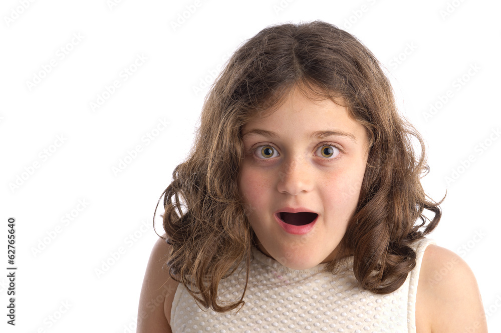 Child with astonished expression.. Child with astonished expression..