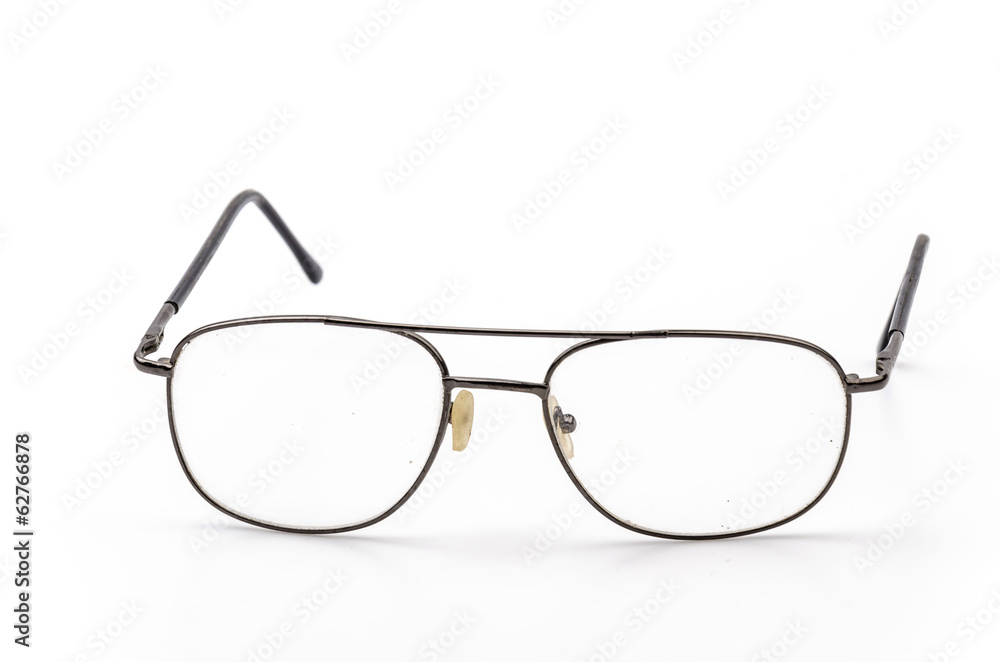 Fototapeta premium Eyeglasses isolated white background