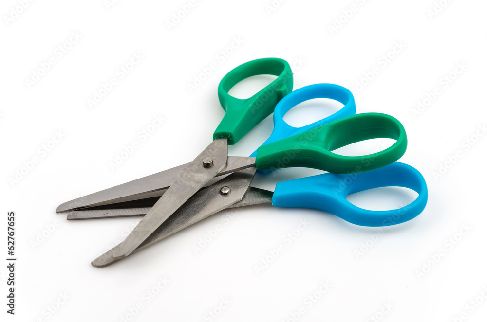 Scissors isolated white background Scissors isolated white background