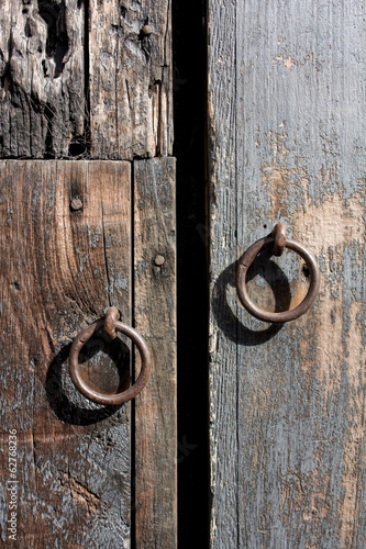 Vintage door handles at Antigua Guatemala