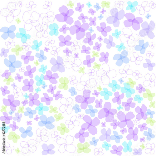 あじさいの花模様