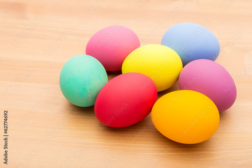 Colourful painted easter egg Colourful painted easter egg
