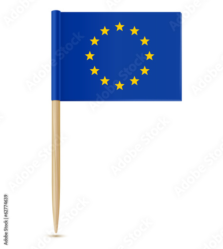 Official flag of european union toothpick