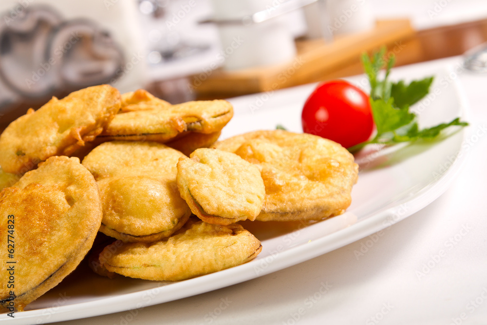 Fried eggplant Fried eggplant