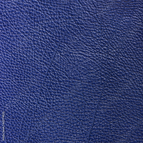 Close-up dark blue leather texture