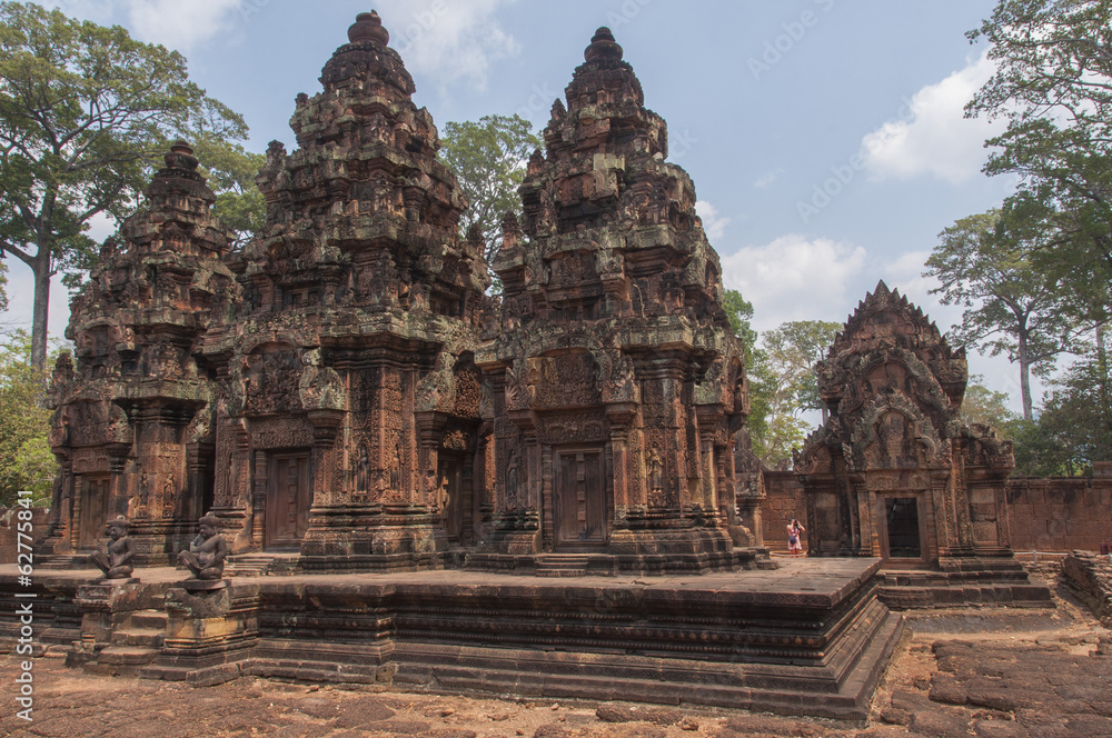 Temple in Angkor, Cambodia