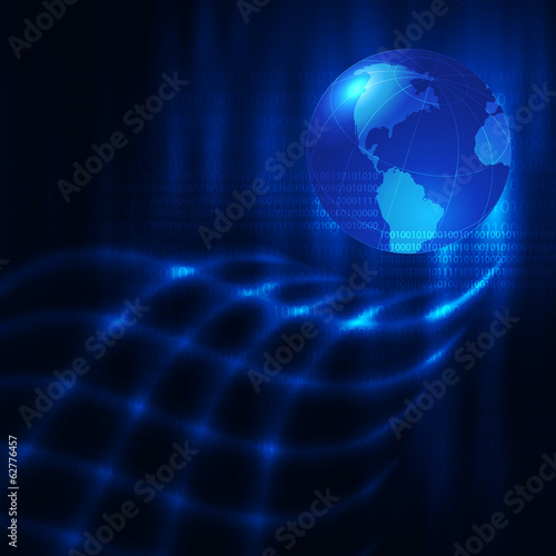 Abstract blue background