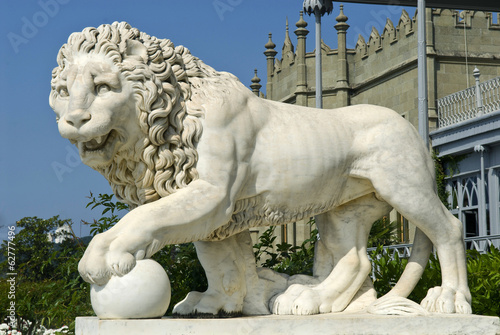 marble lion - Vorontsov Palace, Crimea