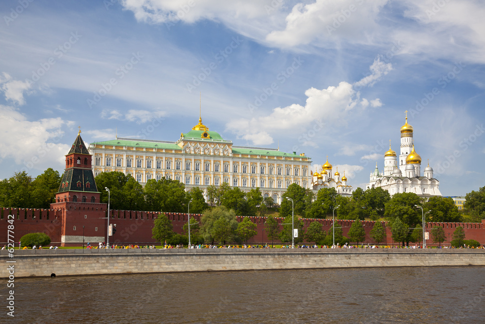 Panorama Of The Moscow Kremlin