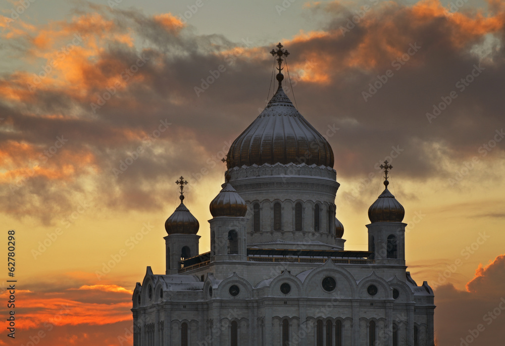 Храм Христа Спасителя в Москве. Россия