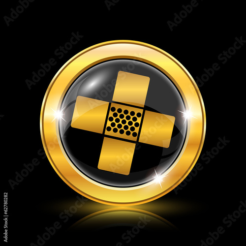 Medical patch icon