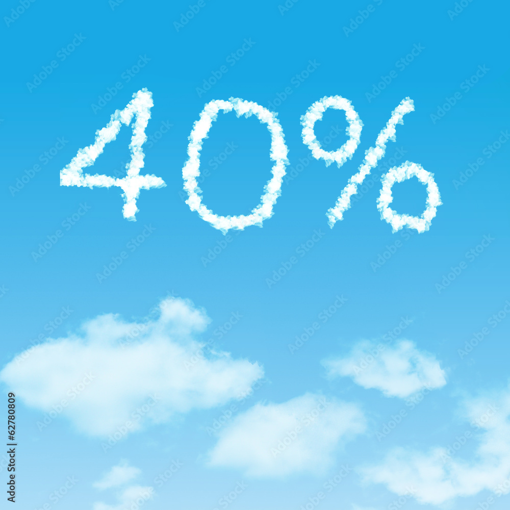 cloud icon with design on blue sky background cloud icon with design on blue sky background