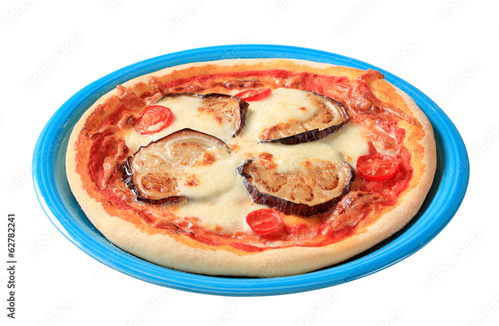 Eggplant and cheese pizza Eggplant and cheese pizza
