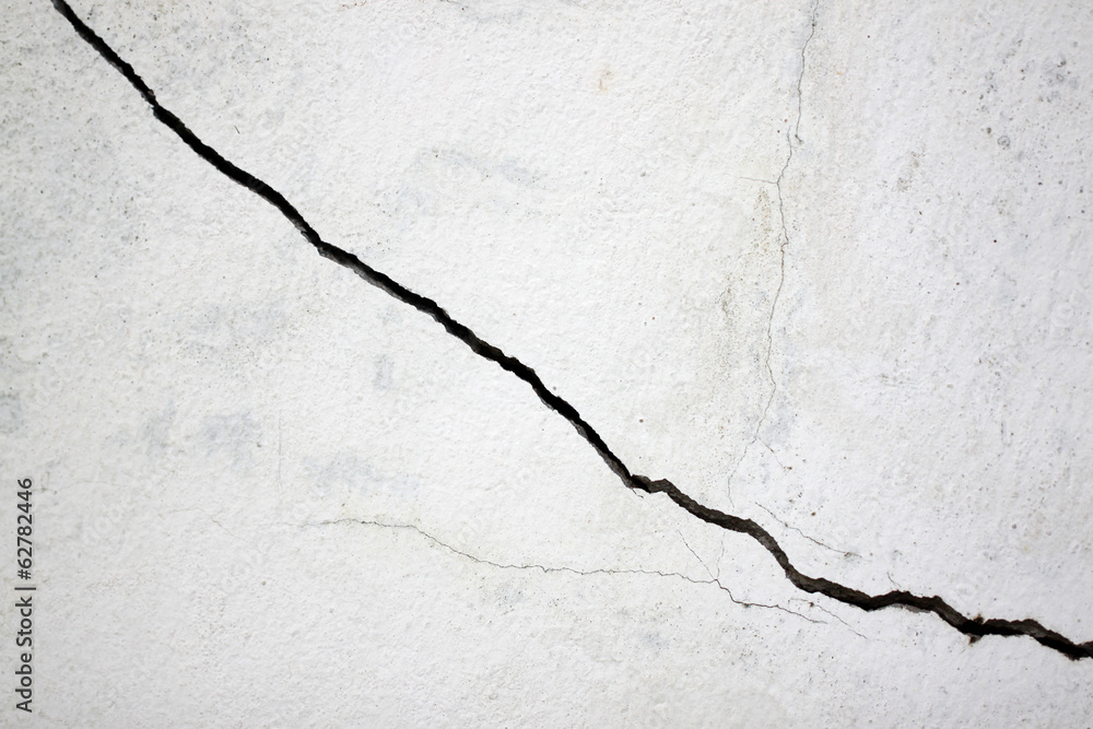 Obraz premium crack white wall.