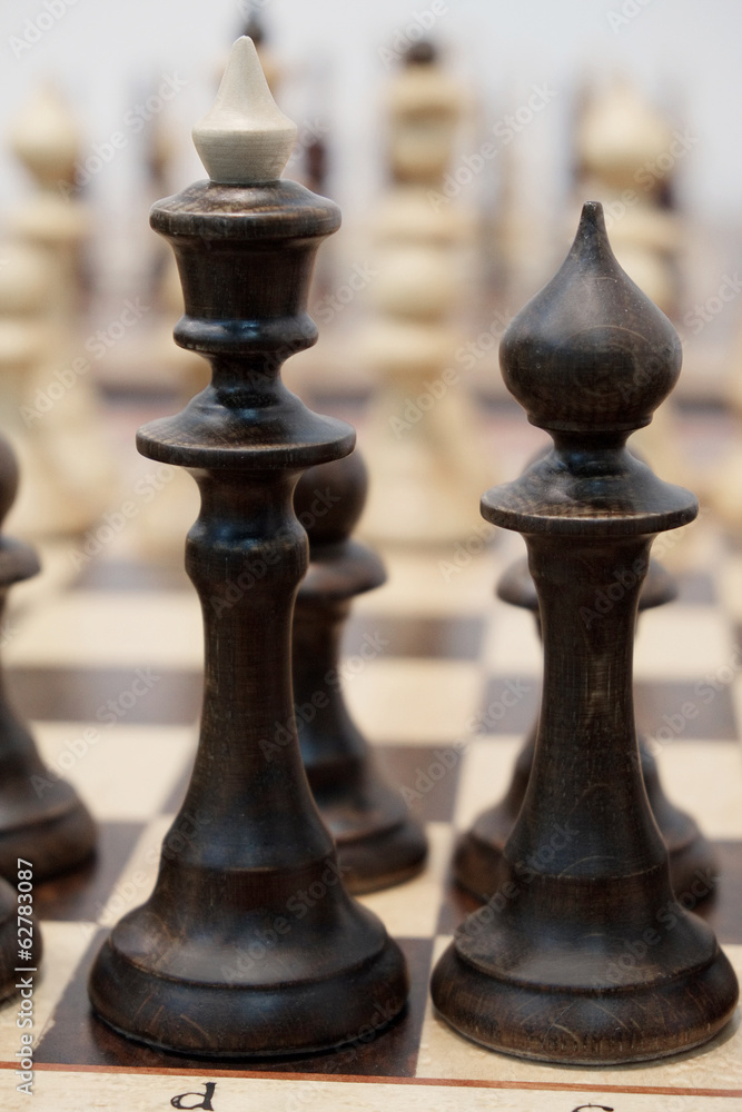 Fototapeta premium chessboard with the chess