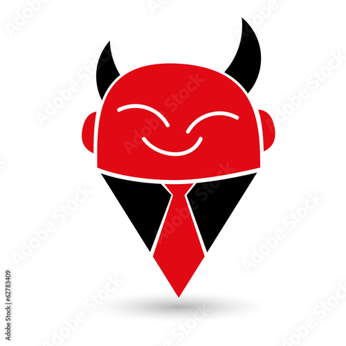teufel symbol zeichen modern lustig