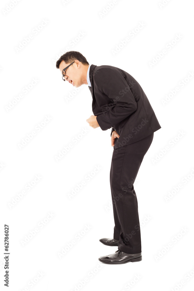 businessman maybe have Excretory system disease businessman maybe have Excretory system disease