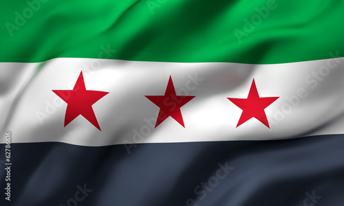 independence flag of Syria