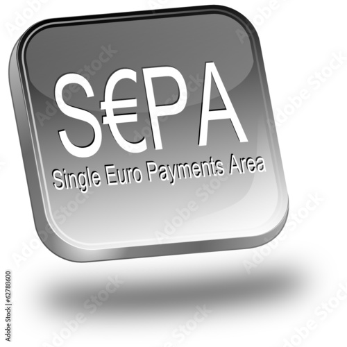 SEPA - Single Euro Payments Area - Button