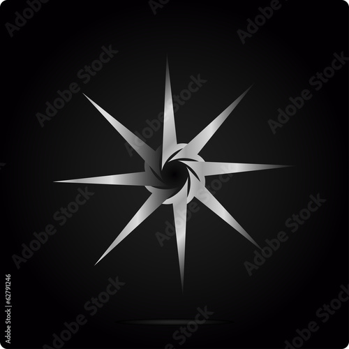 metal  logo design template