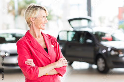 senior female car dealer principal © michaeljung