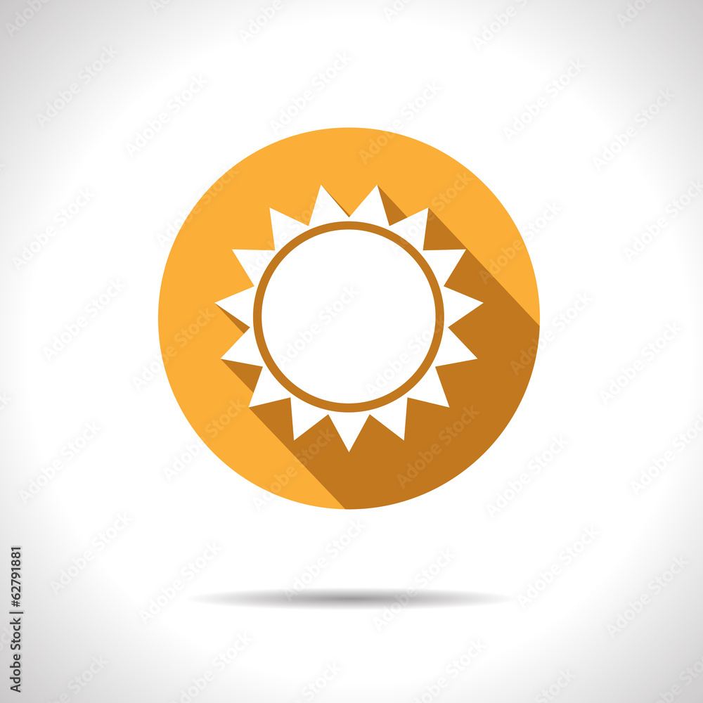 Vector sun icon. Eps10