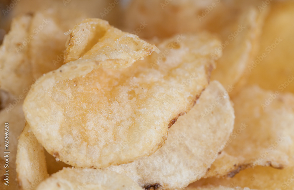 The potato chips, yummy fried potato