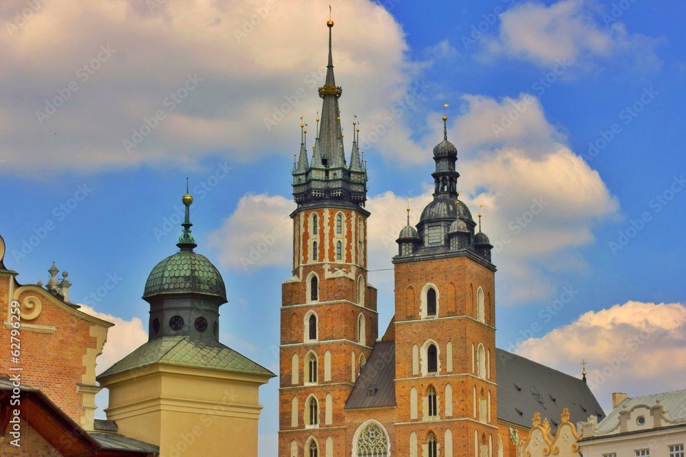 Католический храм в городе Кракове