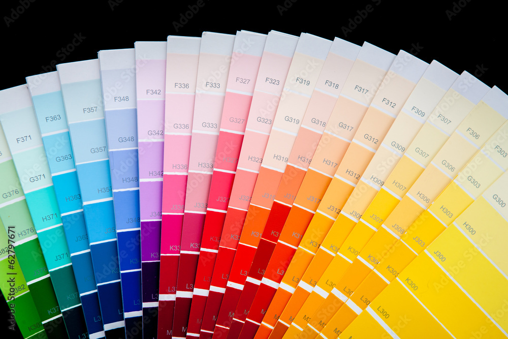 Fototapeta premium Multicolor palette to select a color.