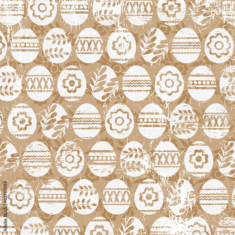 background with easter eggs, vector