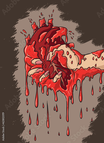Ripped out heart