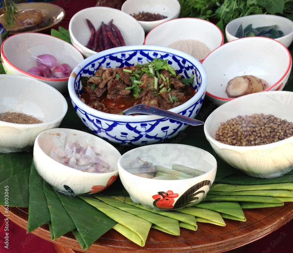 Delicious thai food set